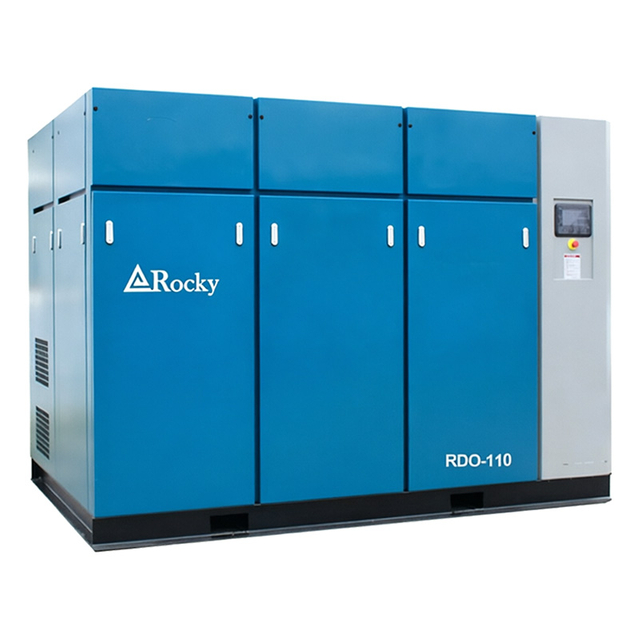  90~132kW Stationary Silent 100% Dry Oil Free Air Compressor