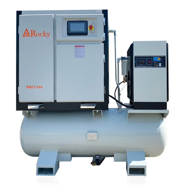 8 Bar 10~30 hp Industrial Electric Integrated Screw Air Compressor