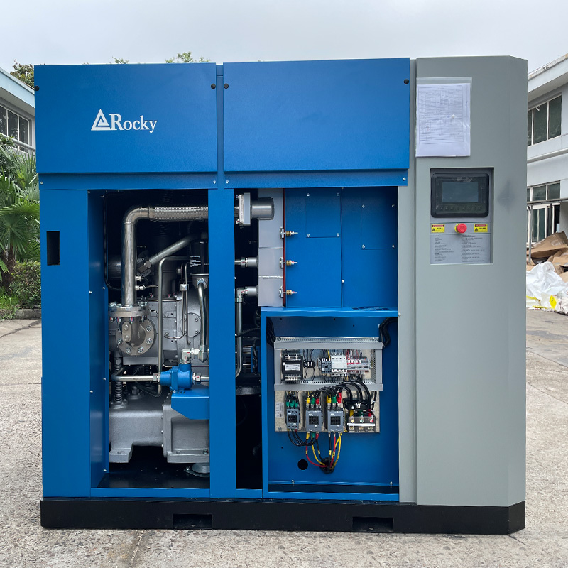 dry oil-free screw compressors 