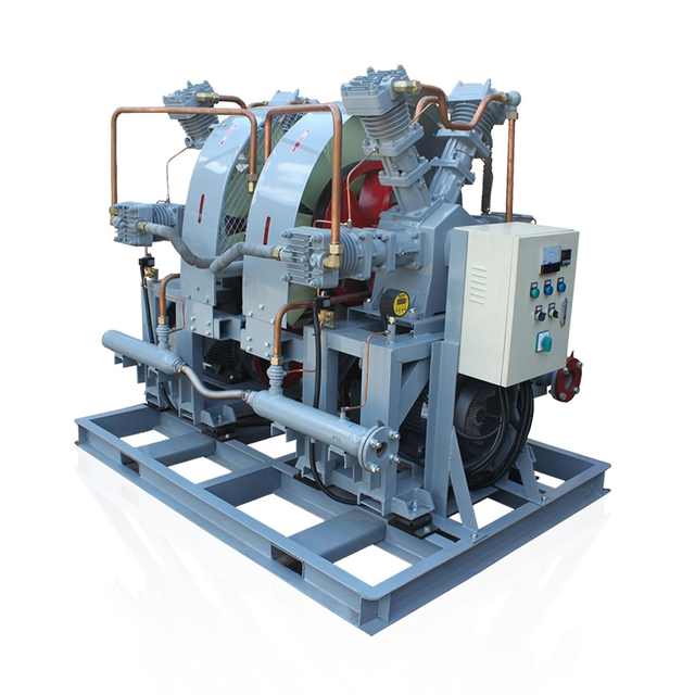 Low noise two stage Oil-free Oxygen Booster high pressure Compressor 