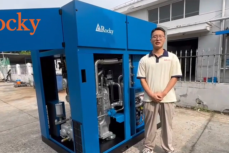 55kw Dry Oil Free Screw Air Compressor