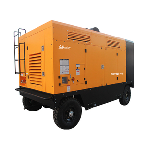Rocky Two-stage Portable Diesel Driven Screw Air Compressors