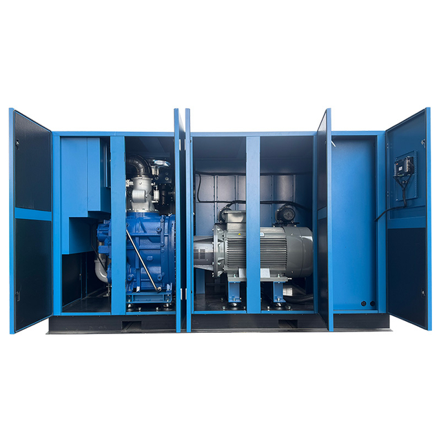 185kW 250 HP Two-Stage Compression Permanent Magnet Low-Pressure Screw Air Compressor