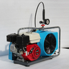  Portable High Pressure Gasoline Piston Air Compressor 300 Bar 4500 PSI CE Certified for SCUBA Diving Firefighting