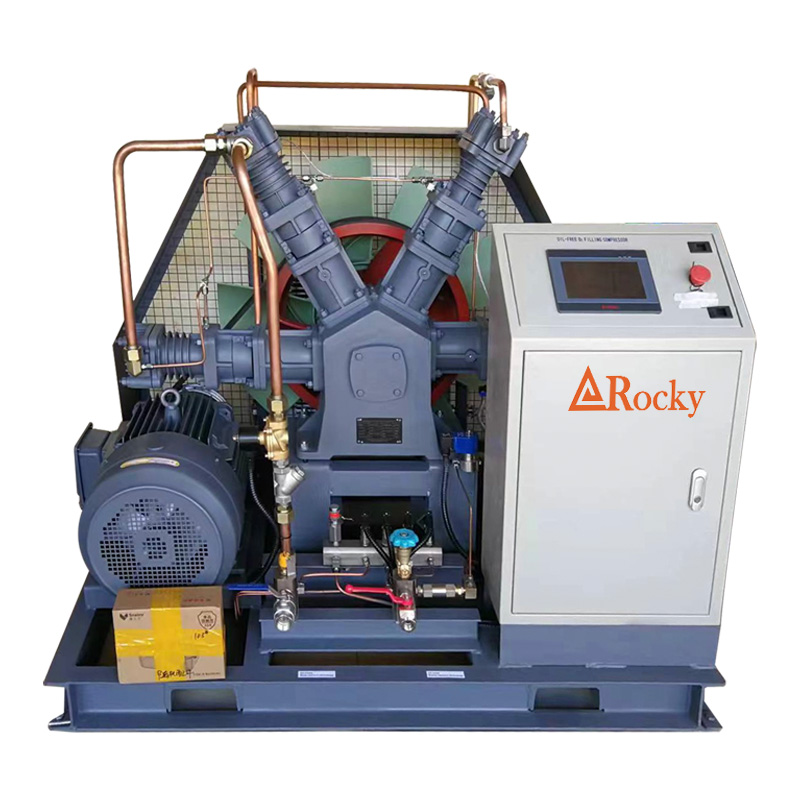 CE/ISO Certified 5bar~50bar High-pressure Oil-free Nitrogen Booster Compressor