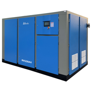 160~220kW Industrial Fixed Speed Two-stage OEM Screw Air Compressor Manufacturer