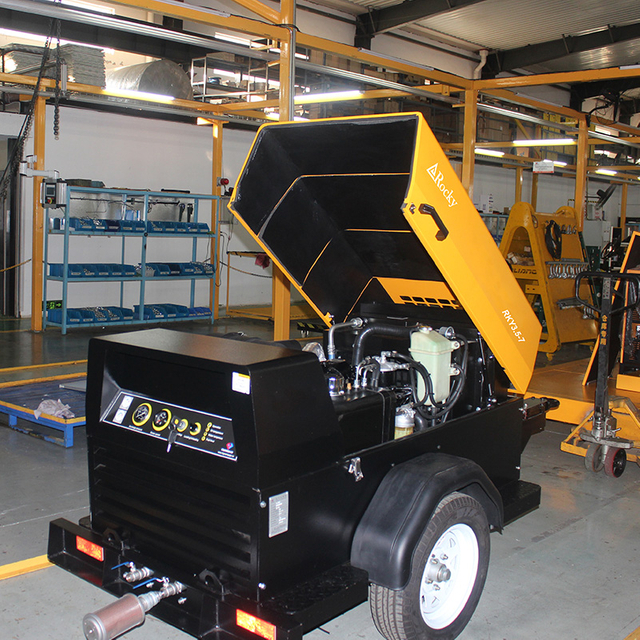 Rocky Portable Diesel Driven Screw Air Compressors 