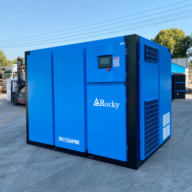125HP Two-Stage Industrial Variable Speed Screw Air Compressor