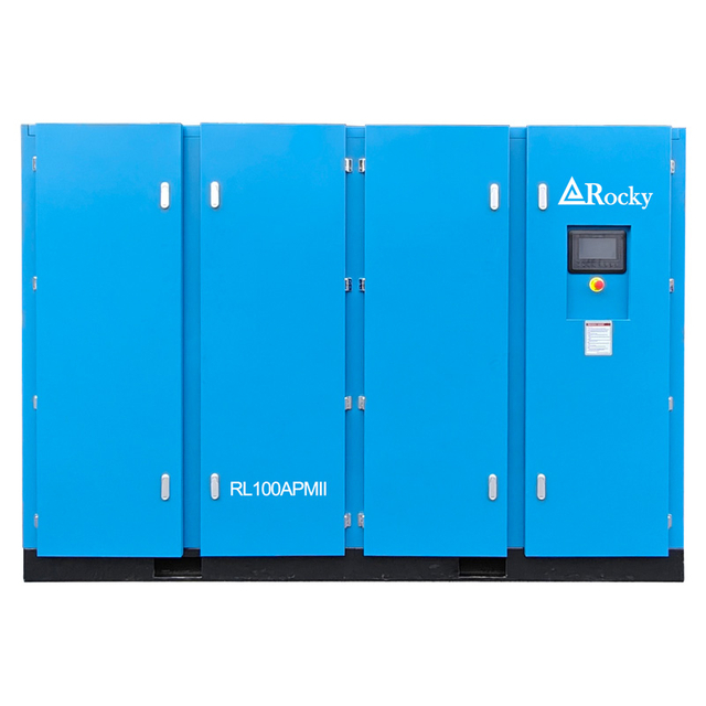 100 HP Low Pressure Two-stage Screw Air Compressor for Textile Industry