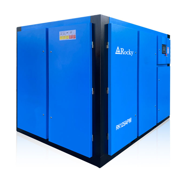 125~175HP Oil Injected Stationary Variable Speed ​​Screw Air Compressor