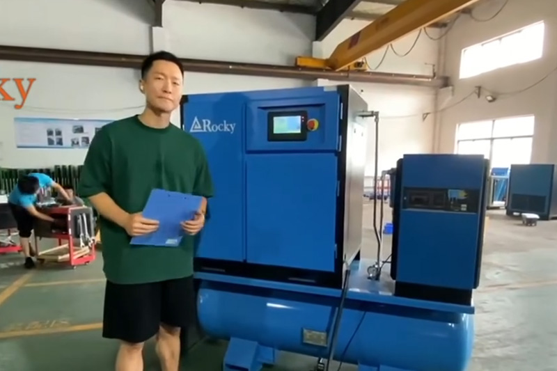Combined Air Compressor Maintenance Video