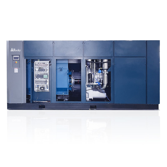 160~220kW Dry Silent Medical 100% Oil-free Screw Air Compressor