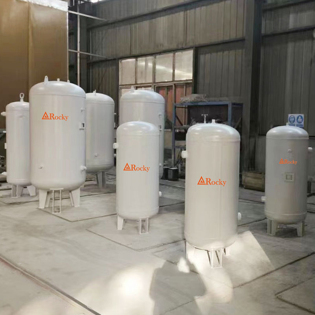 Air Compressor Post-processing Equipment 8~13 Bar Carbon Steel Gas Storage Tank