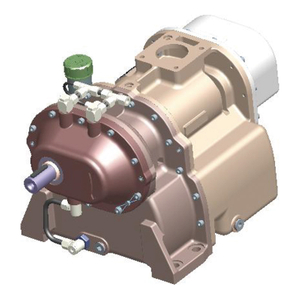 500kW Screw Air Compressor Head Ingersoll Rand Screw Air End CG80RW