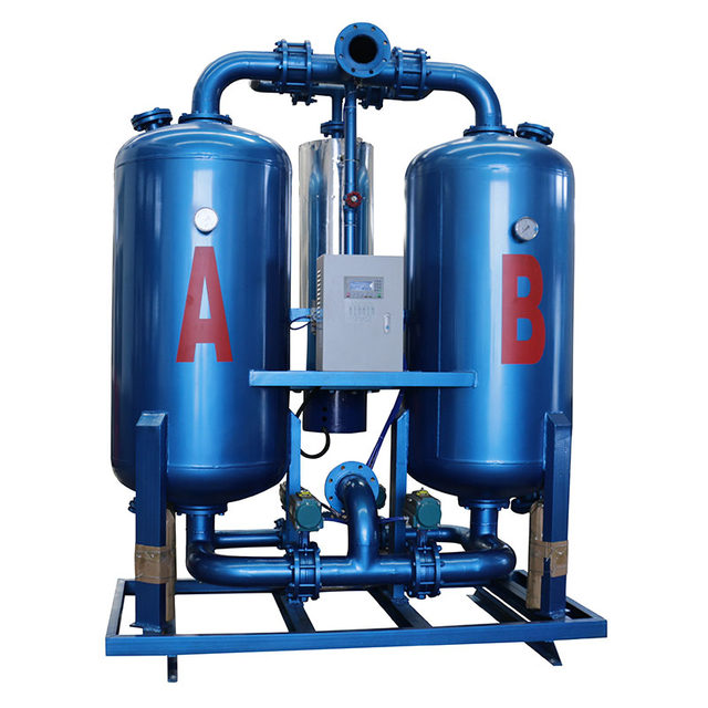 Micro-heat regenerative adsorption dryer with compressed air dryer system