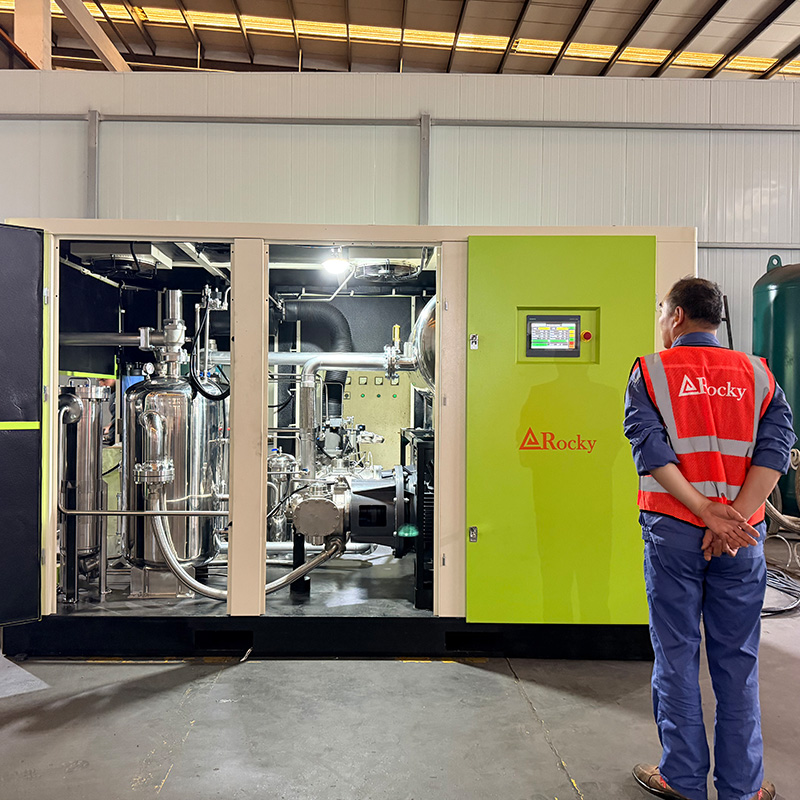 Oil-Free Water-Lubricated Screw Air Compressor