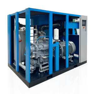 Two-Stage Screw Air Compressor 25 Bar 30 Bar Medium Pressure PM VFD Energy Saving for PET Blowing