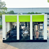  40 Bar Two-stage Permanent Magnet Variable Frequency Oil-free Water-injected Screw Compressor for PET Bottle Blowing